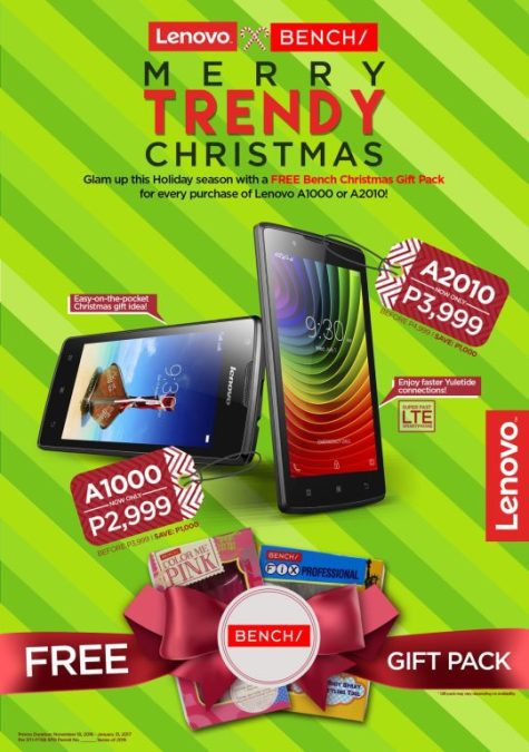 lenovo holiday promo a1000 and a2010