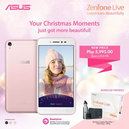 ZenFone Live holiday promo