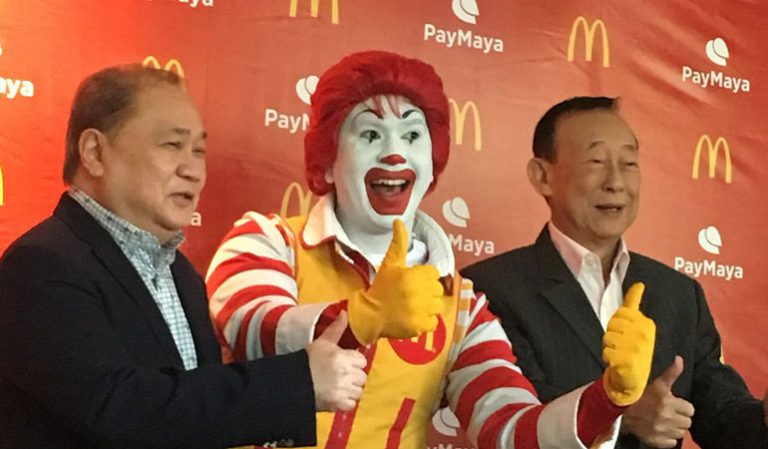 McDonlad's with PayMaya