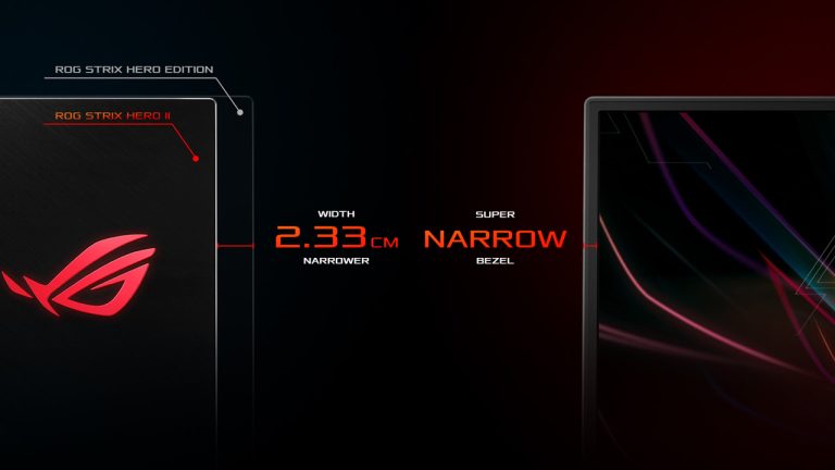 ROG Strix SCAR II and Strix Hero II bezel