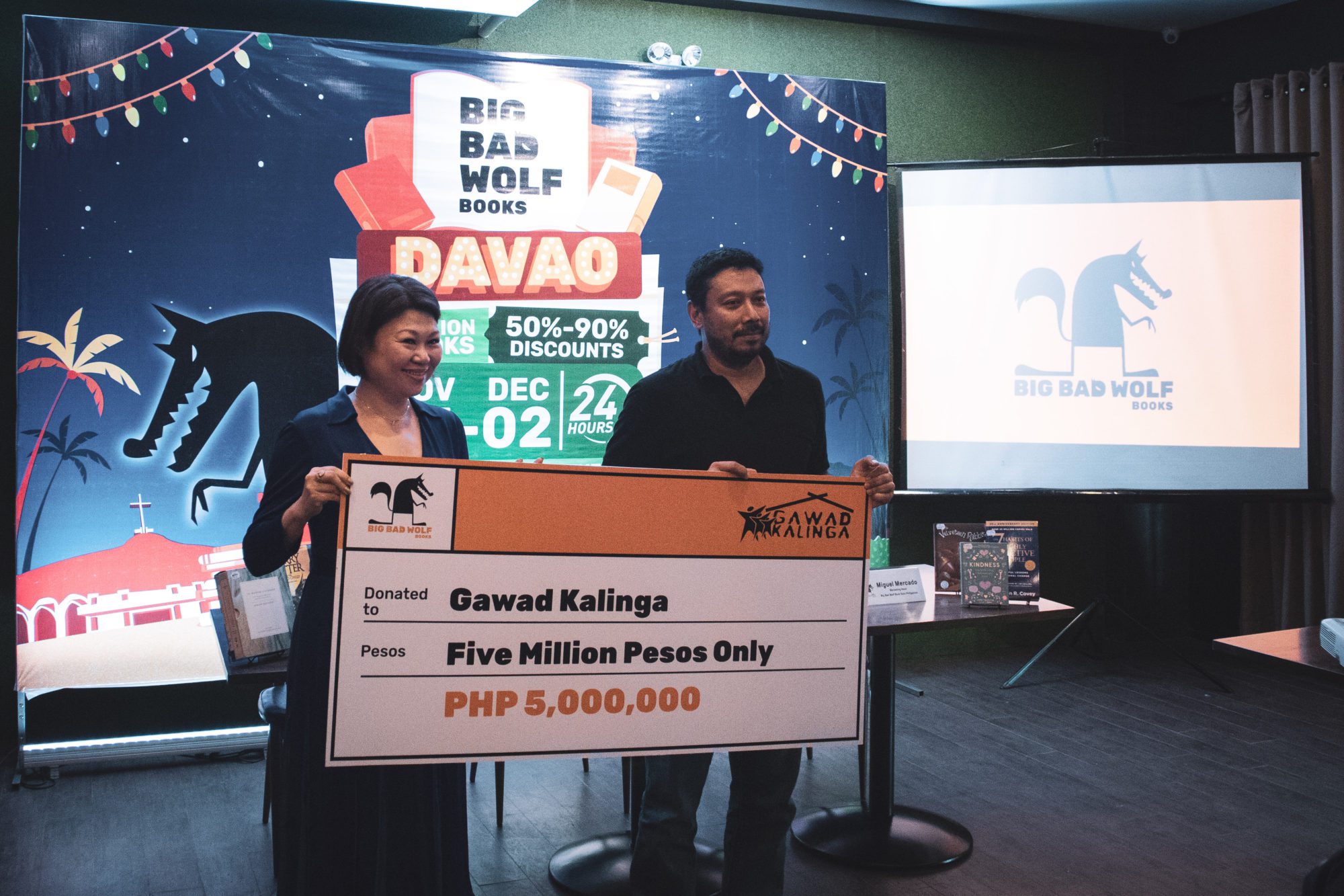 Big Bad Wolf Book Sale donation