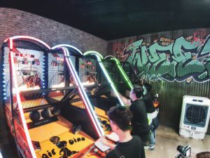 Tap 'N Play basketball hoop