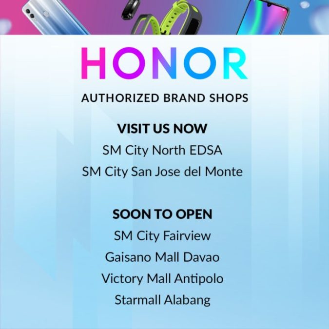 Honor Authorized Brand Shops 2019