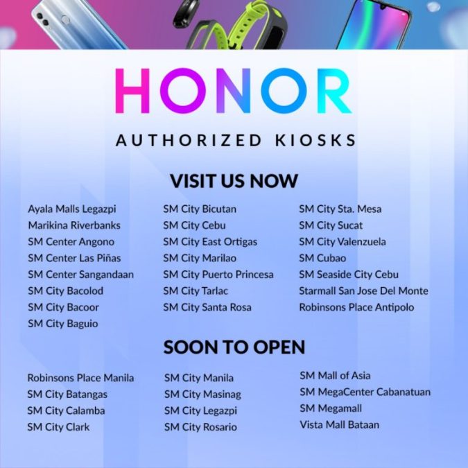 Honor Authorized Kiosks 2019