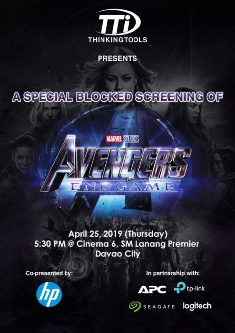 Avengers End Game Thinking Tools Promo