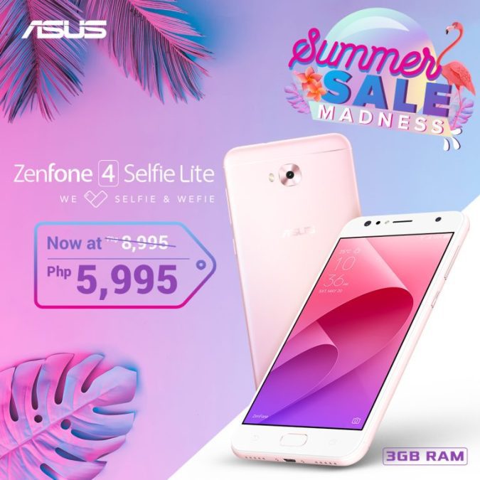 ZenFone Summer Madness Sale - ZenFone 4 Selfie Lite