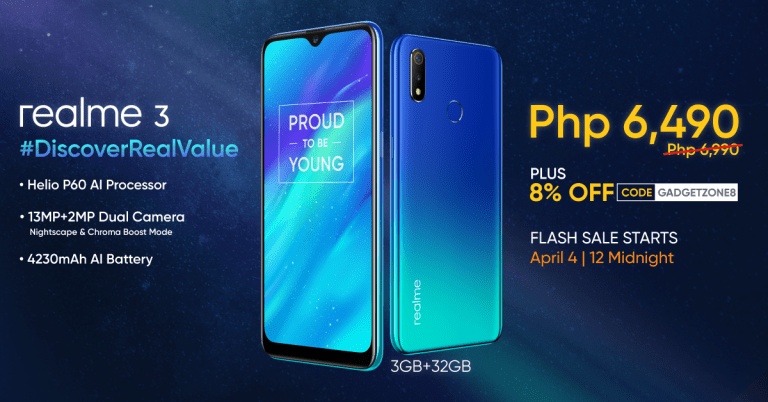 Realme 3 Shopee 4.4 Summer Bazaar