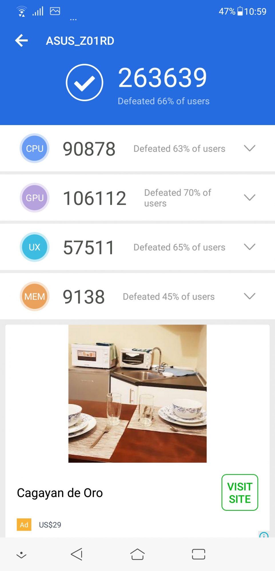 Zenfone 5z AnTuTu