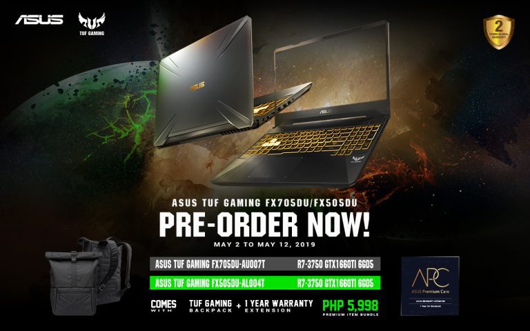 ASUS TUF FX505 FX705 Pre-Order