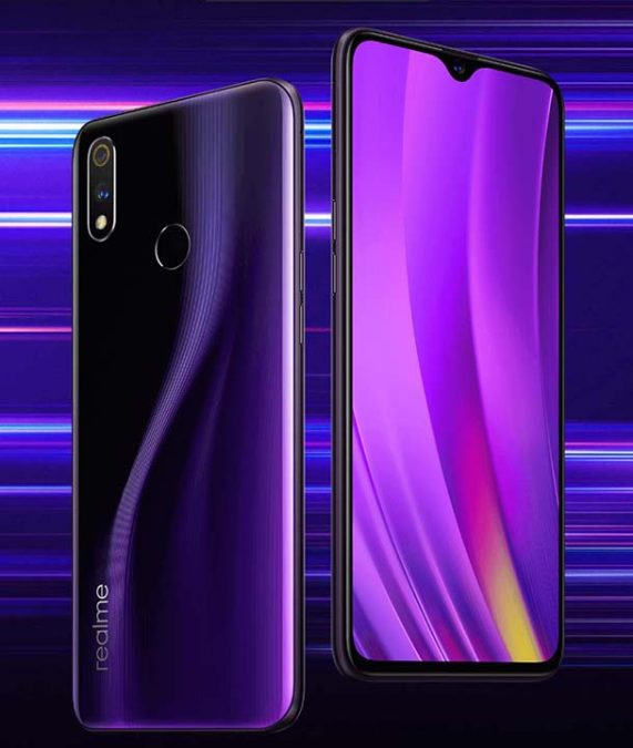 Realme 3 Pro front and back