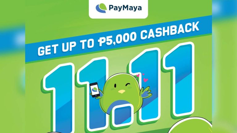 11.11 PayMaya Cashback and Discount Deals