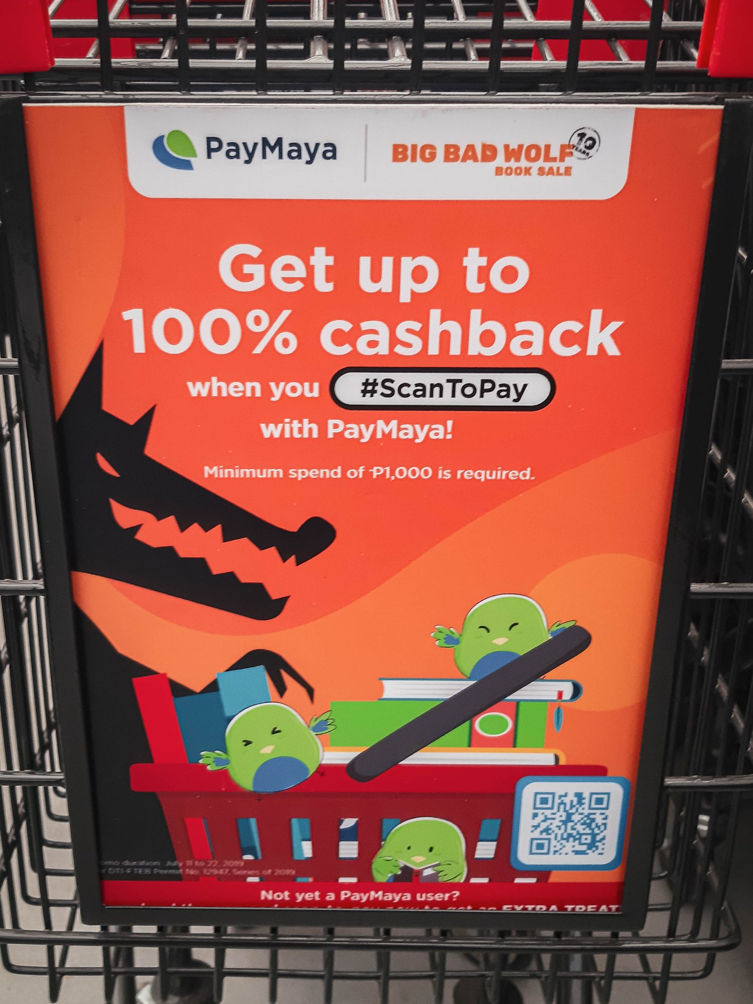 Big Bad Wolf PayMaya QR promo