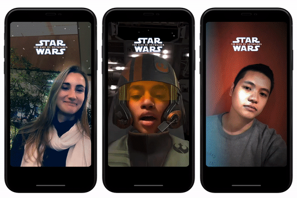 Star Wars Rise of Skywalker AR Effects
