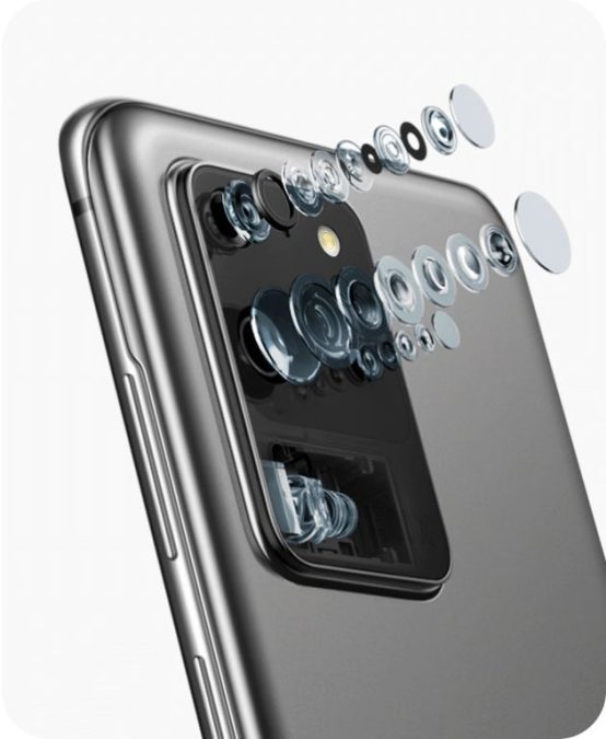 Samsung Galaxy S20 Ultra camera lens