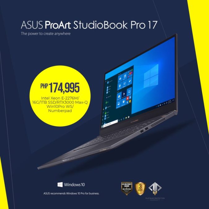 ASUS ProArt StudioBook Pro 17 (W700)