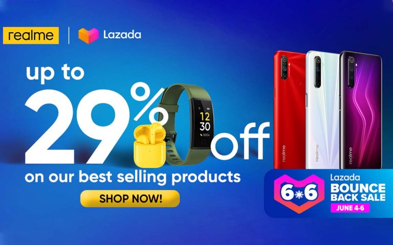 realme PH x Lazada 6.6 Bounce Back Sale