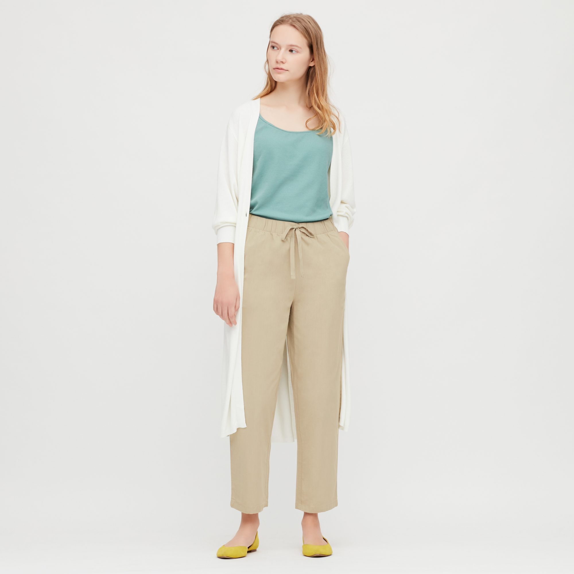 Ws Cotton Relax Ankle Pants