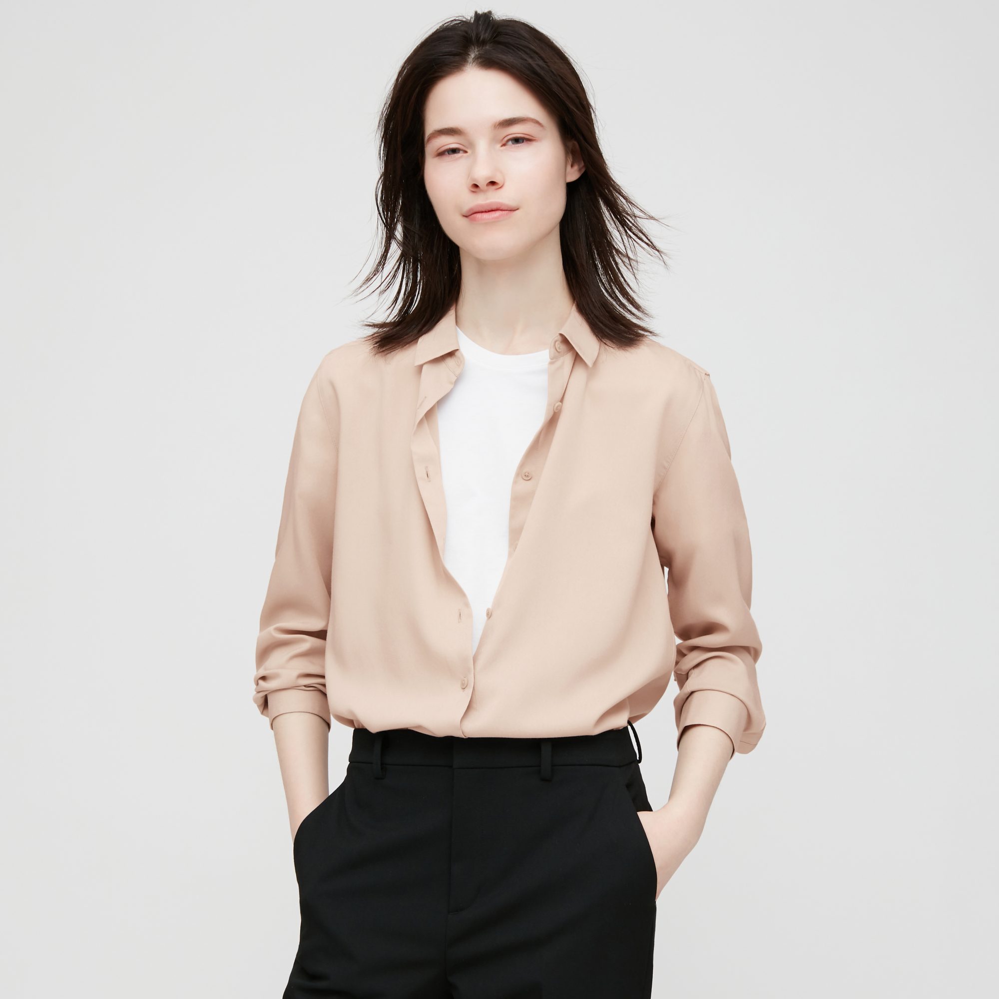 Ws Rayon Long Sleeve Blouse