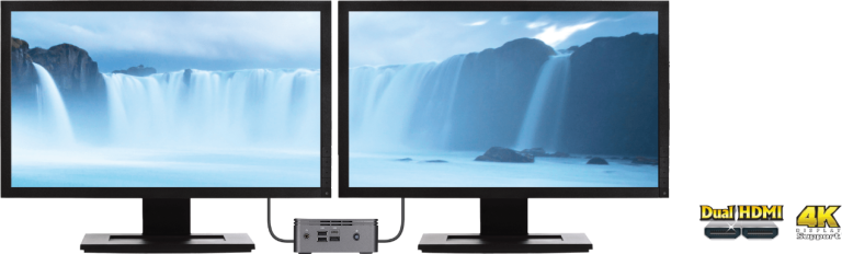 BRIX 4K Resolution Dual Display
