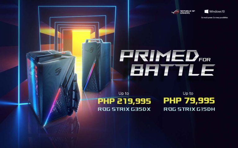 ROG Strix G35DX and Strix G15DH Desktops are Now Available in PH