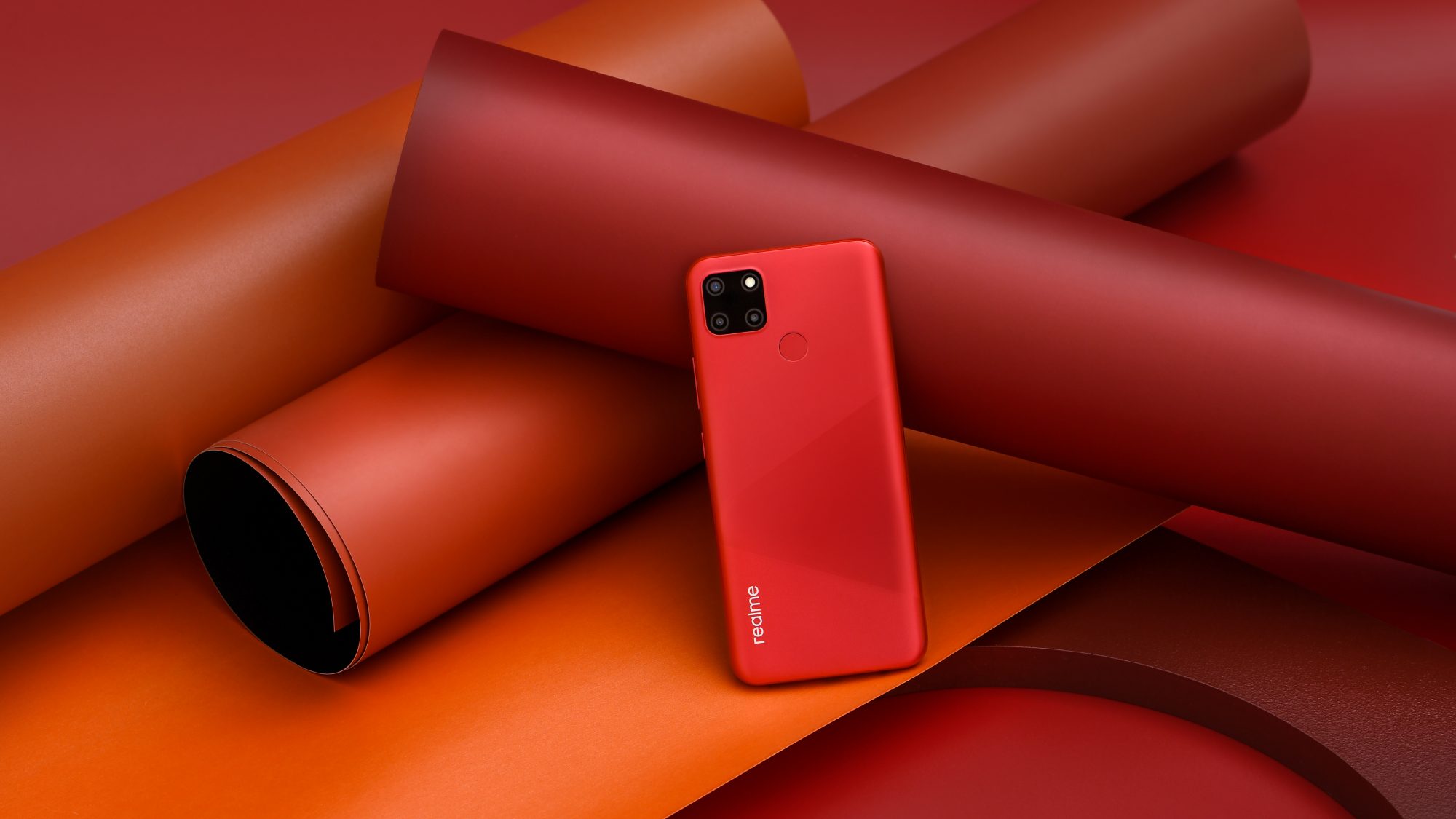 realme C12 Coral Red