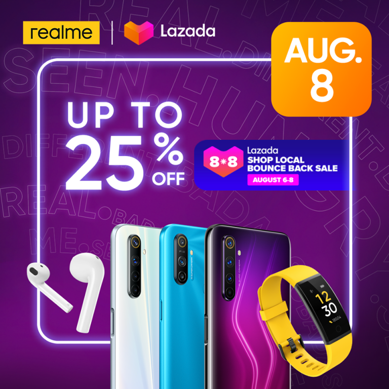 realme Lazada 8.8 Sale