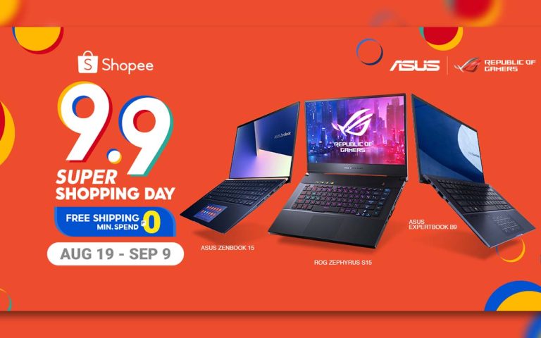 ASUS and ROG Join the Shopee 9.9 Super Shopping Day