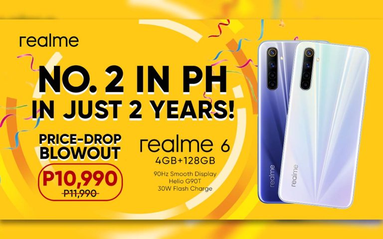 realme Philippines is Now Top 2 Smartphone Brand – realme 6 Price Drops