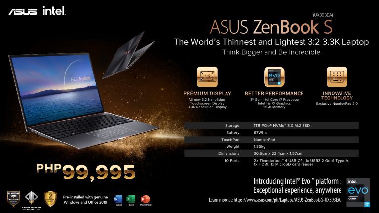 ASUS ZenBook S UX393EA