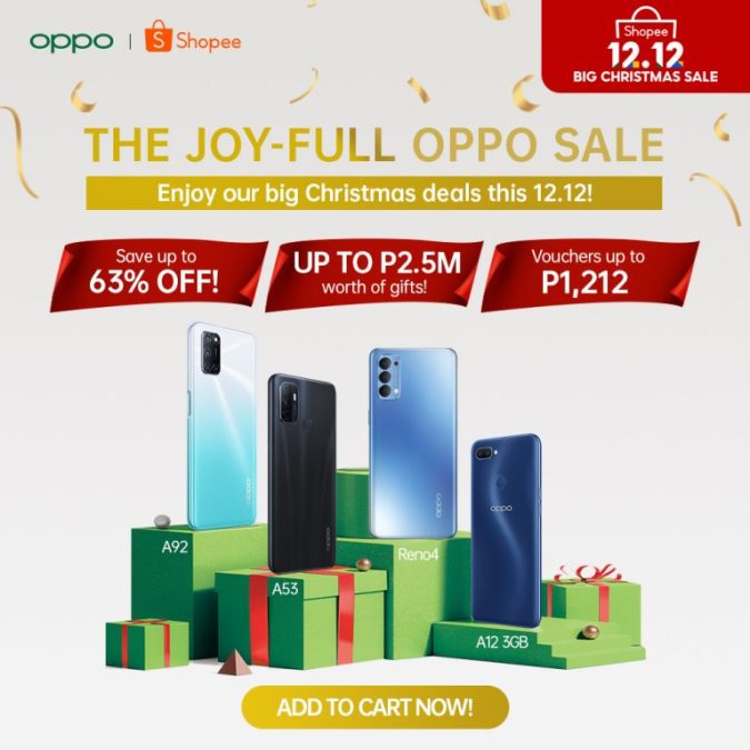 OPPO on the 12.12 Shopee Sale