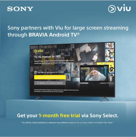 Sony x Viu Philippines partnership