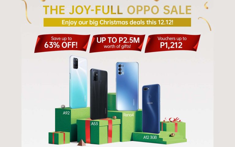 Up to 63% Off on OPPO Devices during the Biggest 12.12 Shopee Sale