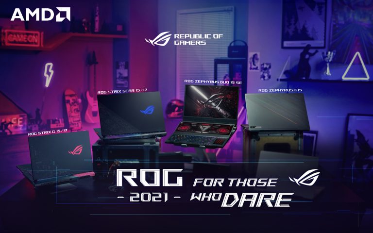 ROG 2021 Gaming Laptops w Ryzen 5000 Series Announced