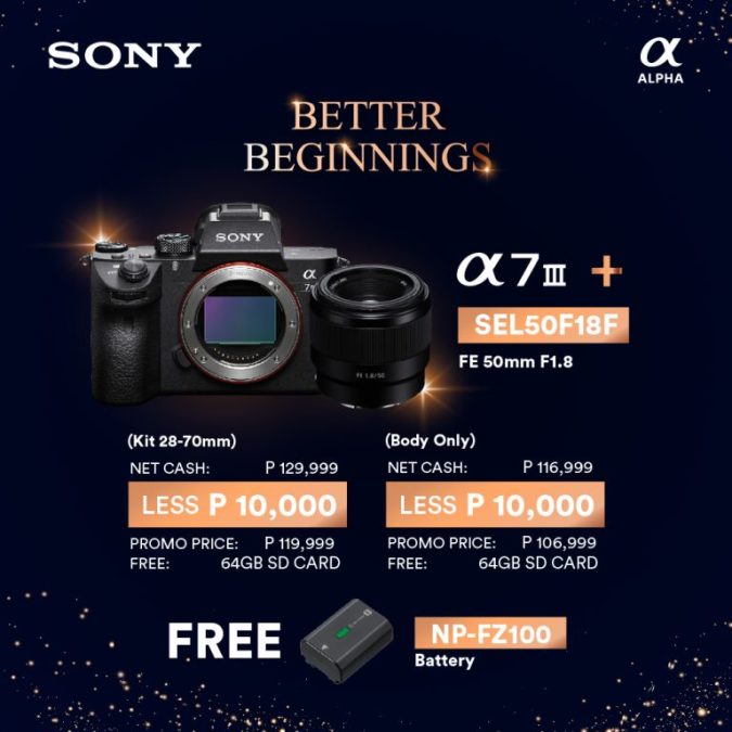 Sony Alpha 7 III promo