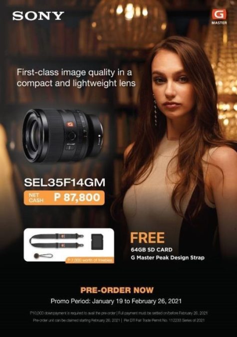 Sony SEL35F13GM pre-order