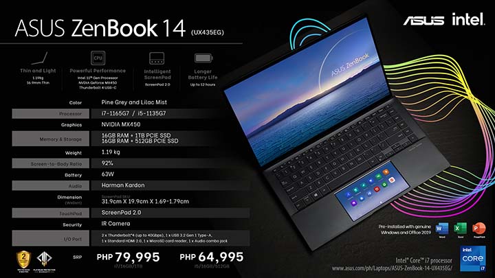 ASUS ZenBook 14 UX435EG