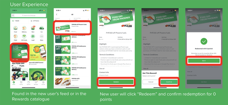 How to Redeem Grab x Phoenix Petroleum PHP 200 Free Fuel Voucher 1