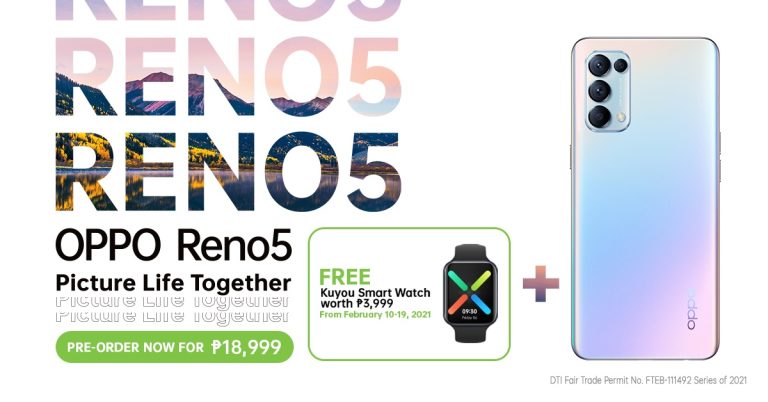 Reno5 4G pre-order