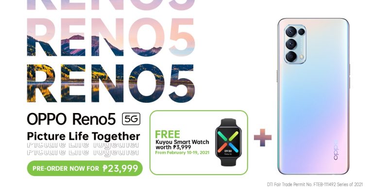 Reno5 5G pre-order