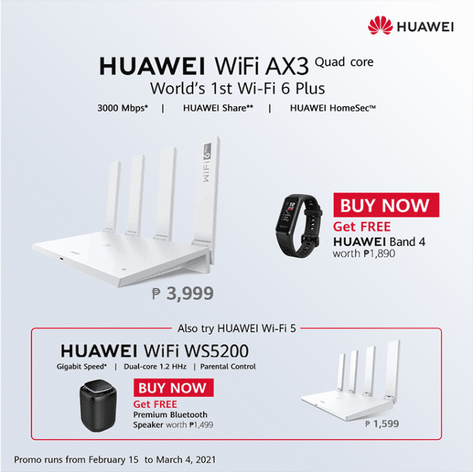 Huawei Wifi AX3 WS5200 pre-order
