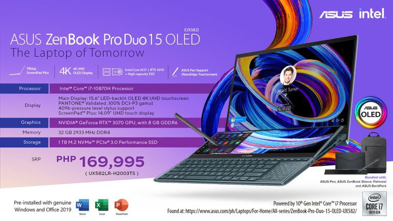 ZenBook Pro Duo 15 OLED - i7 variant