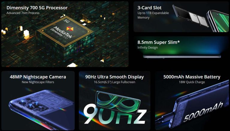 realme 8 5G features