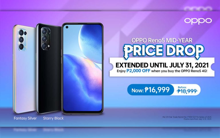 OPPO Reno5 4G and A15s Price Drop