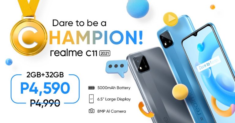 Get the realme C11 2021, Now for Only ₱4,590
