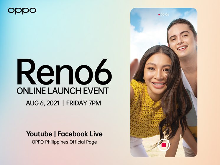 New OPPO Reno6 Series Arriving this August 6, 2021