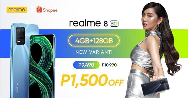New realme 8 5G 4G+128GB Variant Launched in PH, Priced at ₱10,990