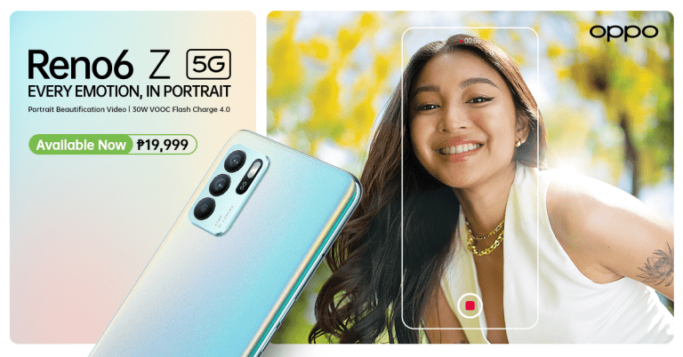 OPPO Reno6 Z 5G is Now Officially Available in PH for ₱19,999