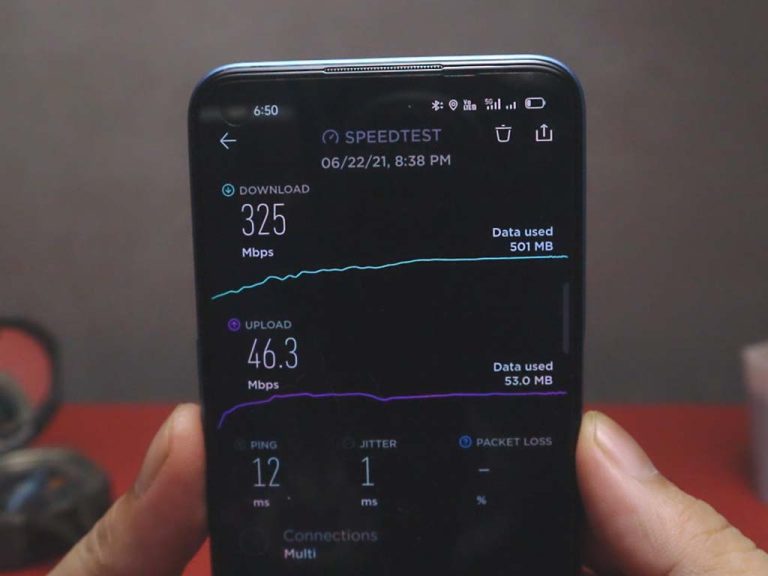 realme 8 5G speeds