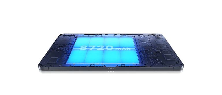 8720 mAh battery capacity