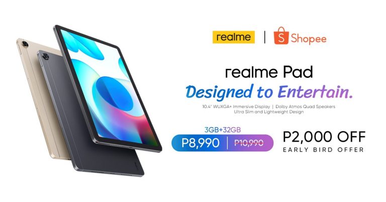 New and First realme Pad Launched and Priced at ₱10,990